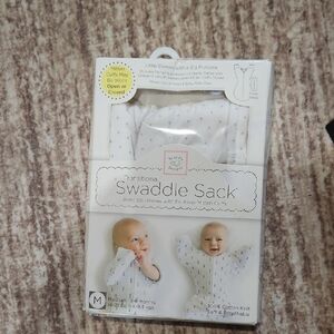 SwaddleMe Sleep Sacks - White with Gray Pattern
